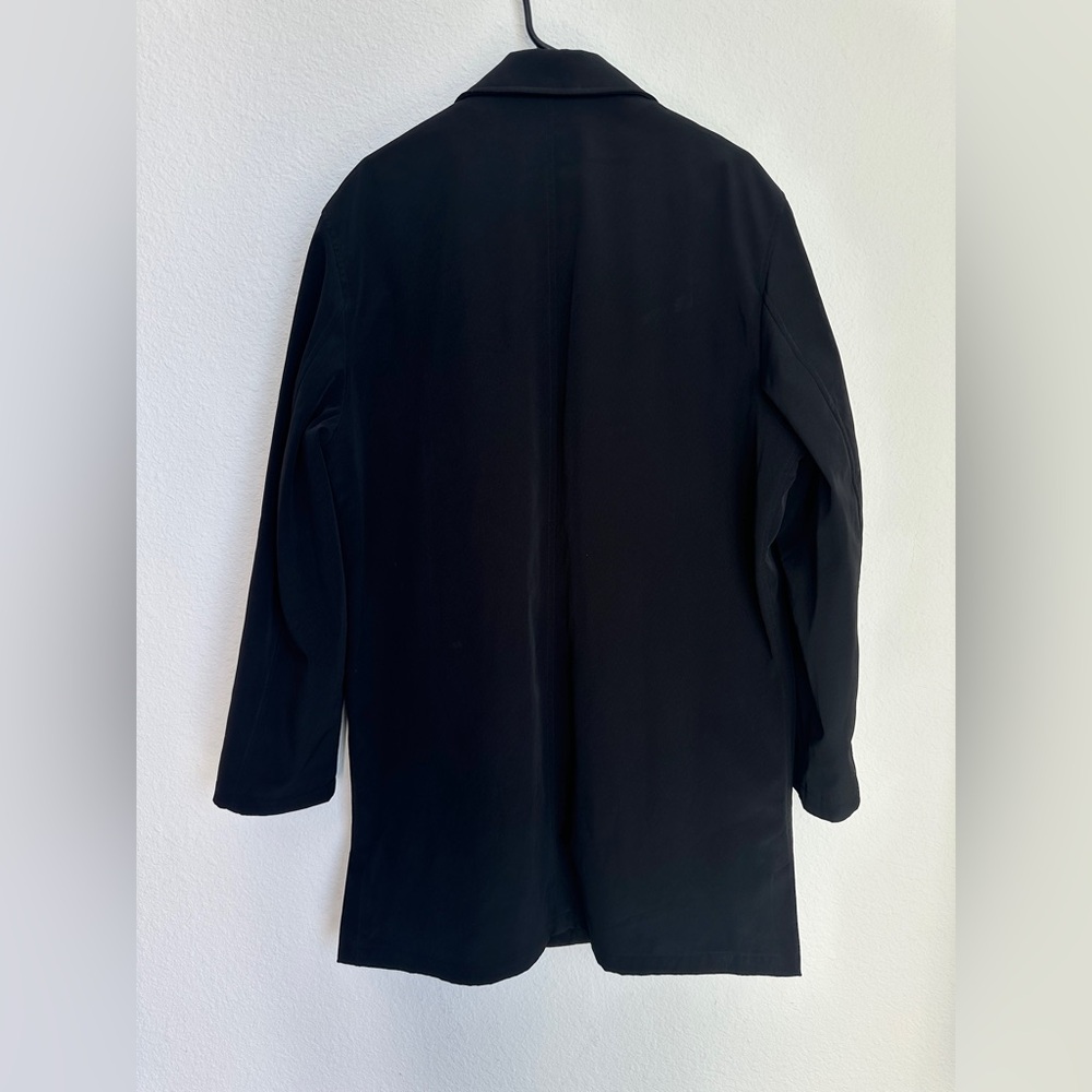 Ike Behar Black Peacoat men’s Medium knee length jacket - Picture 6 of 12